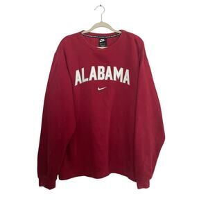 Nike Alabama Men’s Loose Fit Shirt Red Long Sleeve Crew Neck Sweatshirt Size XXL
